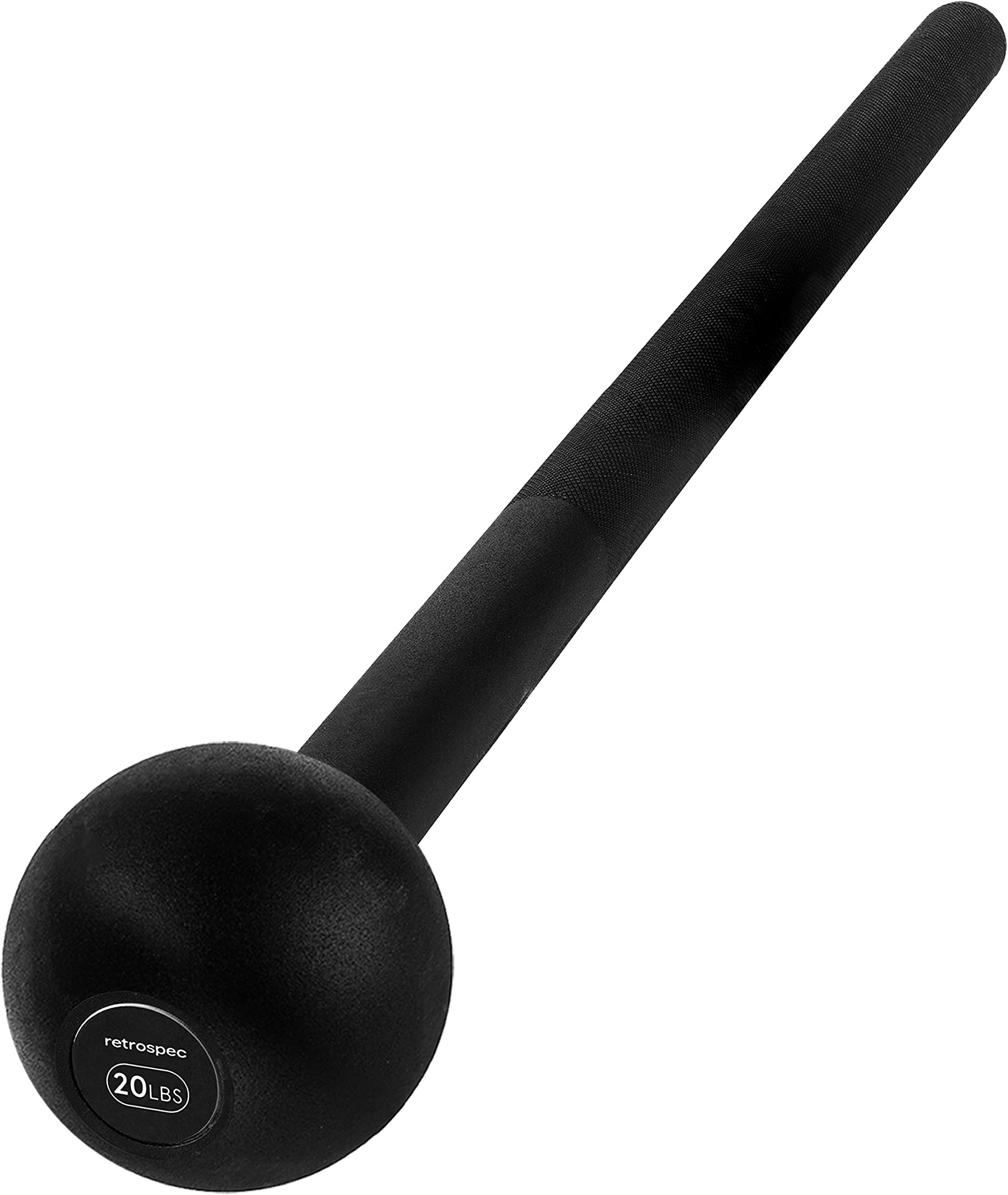Retrospec Revolve Steel Macebell for Strength Training, Rehabilitation, Stretching, Conditioning and Rotational Training - 5, 7, 10, 15, 20, 30lb Options for Women & Men