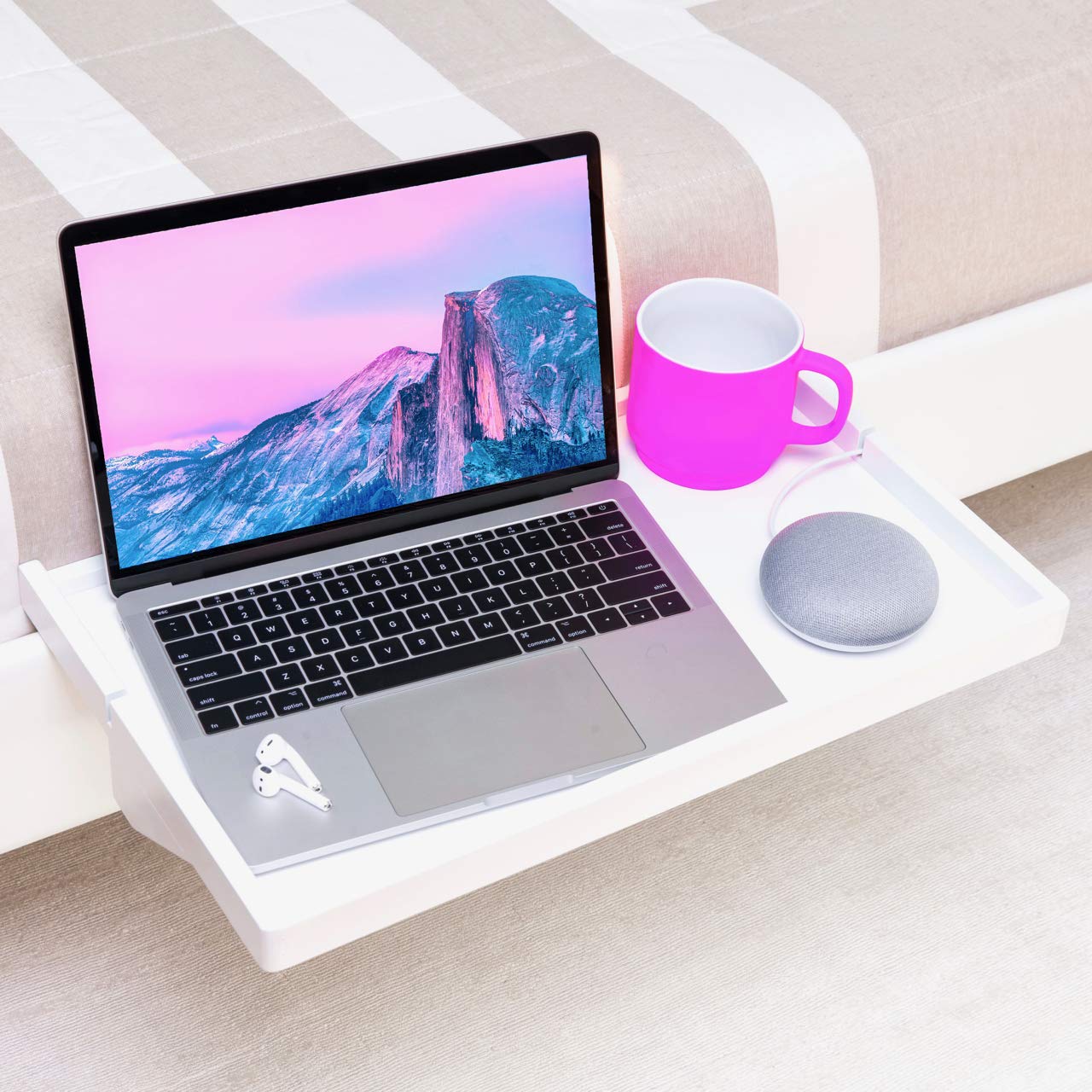 Buy BedShelfie Plus Wood Bedside Shelf for Bed & Bunk Bed Shelf Tray