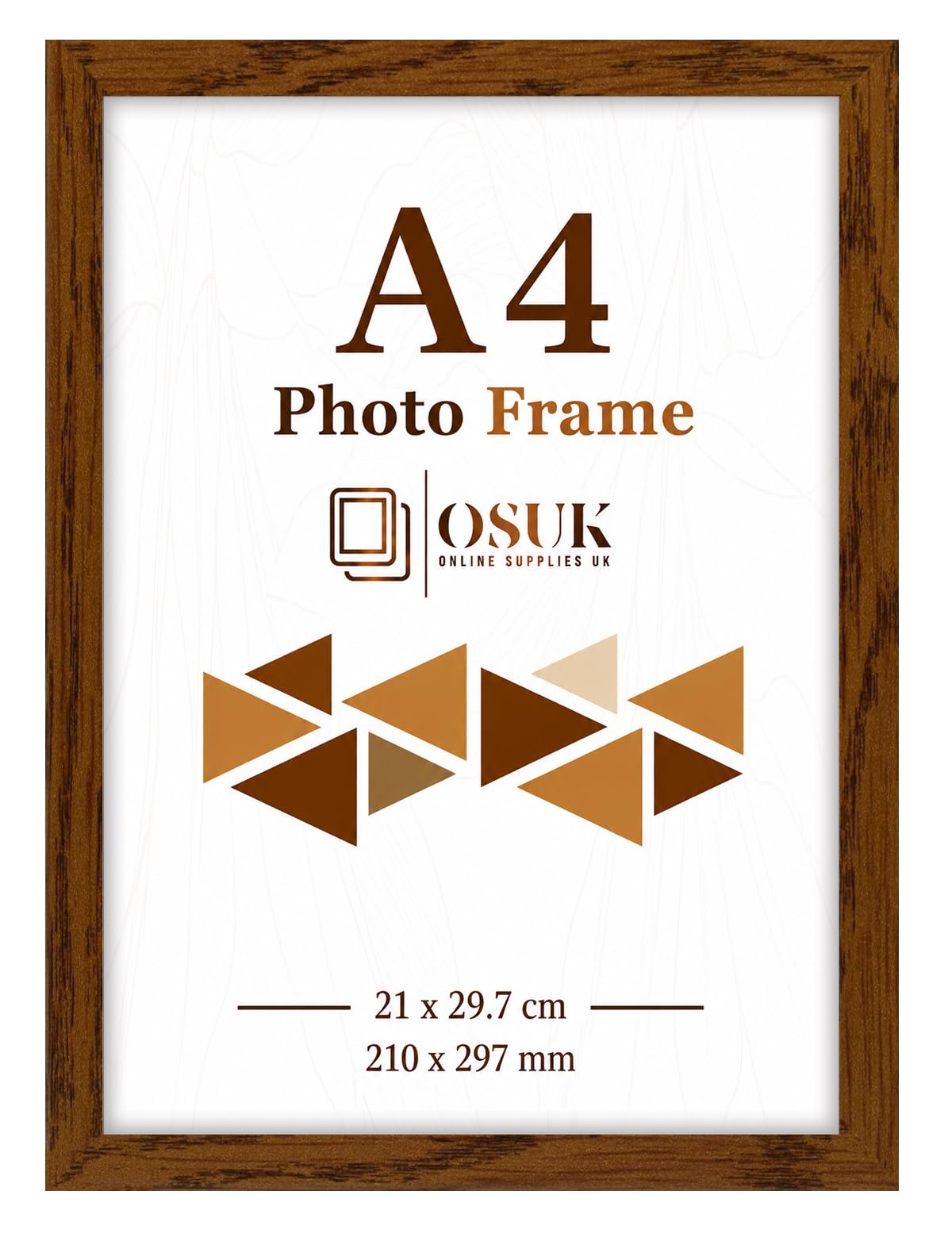 Frame Eazy Walnut Osuk A4 Frame Photo Size 21 X 29.7 Cm Picture Frame Wall Art