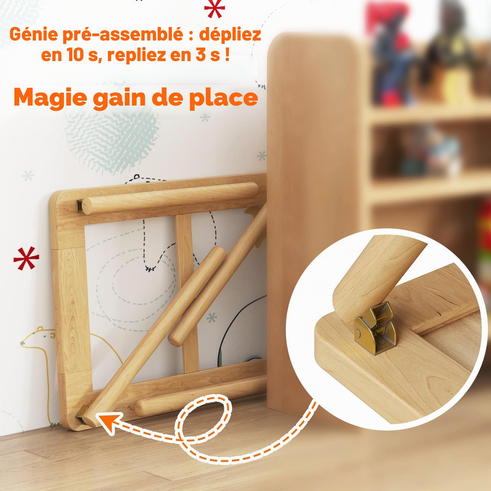 FUNLIO Table sensorielle Pliable
