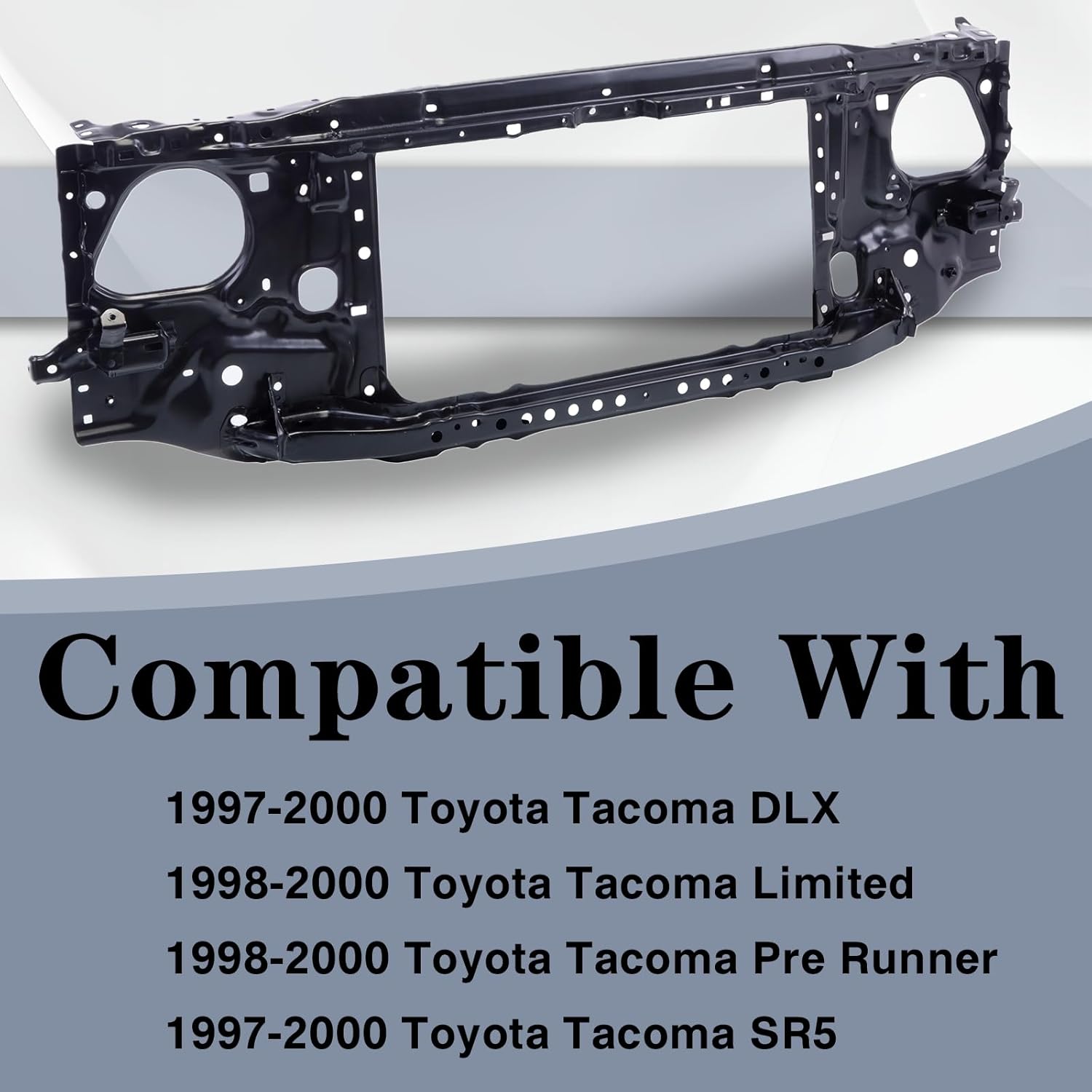 CarPartsDepot Front Radiator Support Core Compatible With 1997-2000 Toyota Tacoma 5320104060 TO1225207