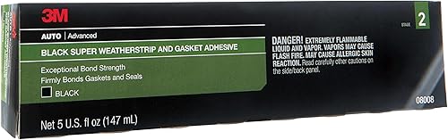 Miniatura 10 de 3M Adhesivo para burlete negro, 08011, 5 onzas líquidas, 1 por paquete
