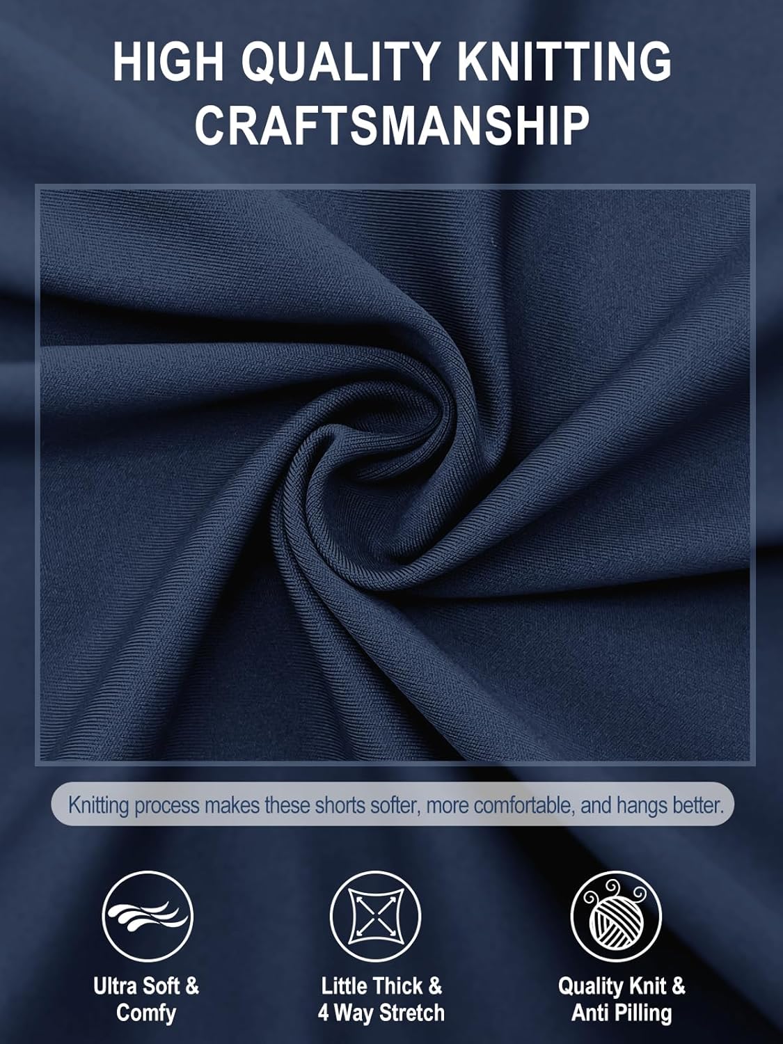 NORTHYARD Men's 7" Gym Shorts Knit Athletic Tennis Shorts for Men with Zipper Pockets for Workout Athletic Training - Image 3