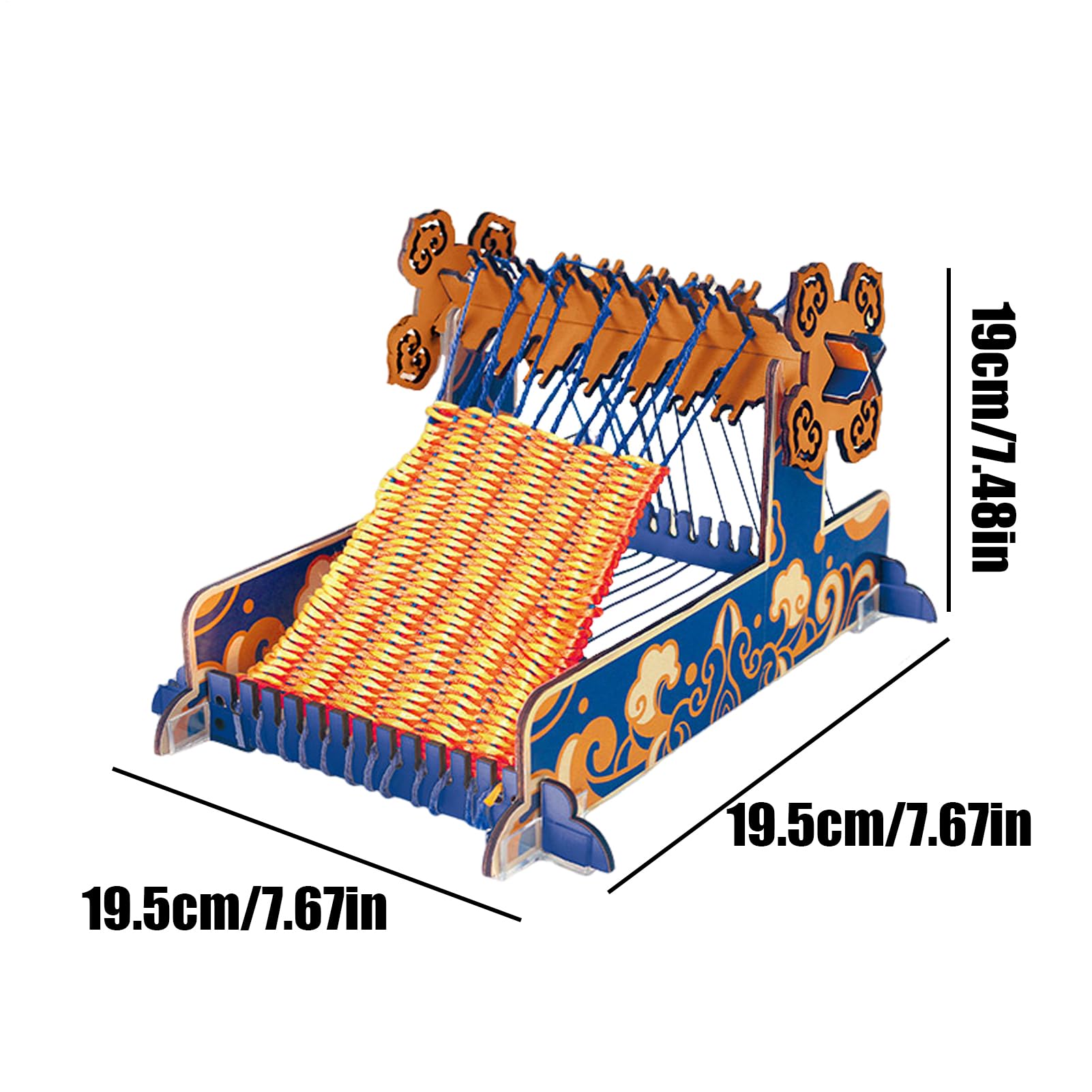 Cushangty Kit Tessitura per Bambini Set Creativo con Telaietto per Ragazze | Materiali Artistici Educativi per Realizzare Sciarpe per Animali Sottobicchieri Borse per Telefoni Portabicchieri