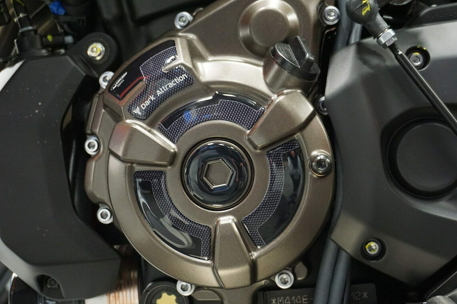 Labelbike 3D Gel Sticker kit for Motorcycle Side Protection, Compatible with Yamaha MT-07