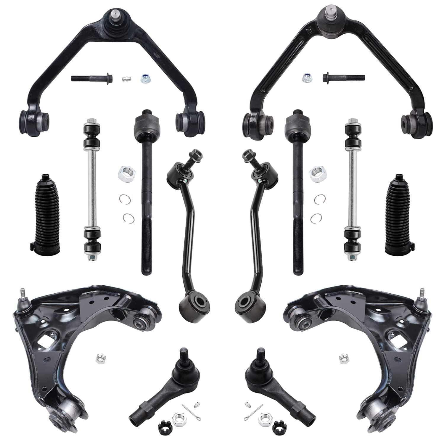 Detroit Axle - Front End 14pc Suspension Kit for 1998-2001 Ford Explorer