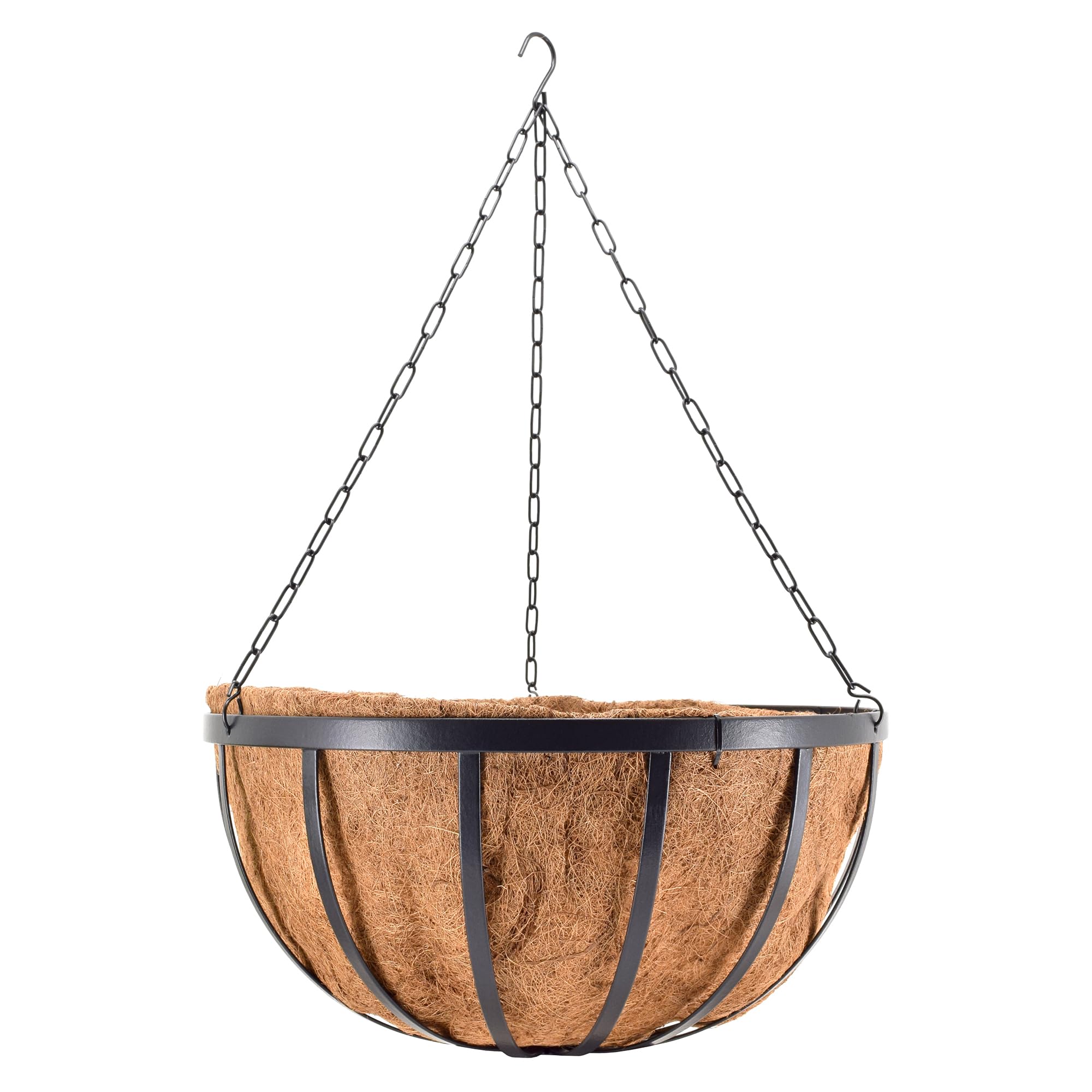 Arcadia Garden Products Fioriera rotonda sospesa con rivestimento in cocco, 50,8 cm