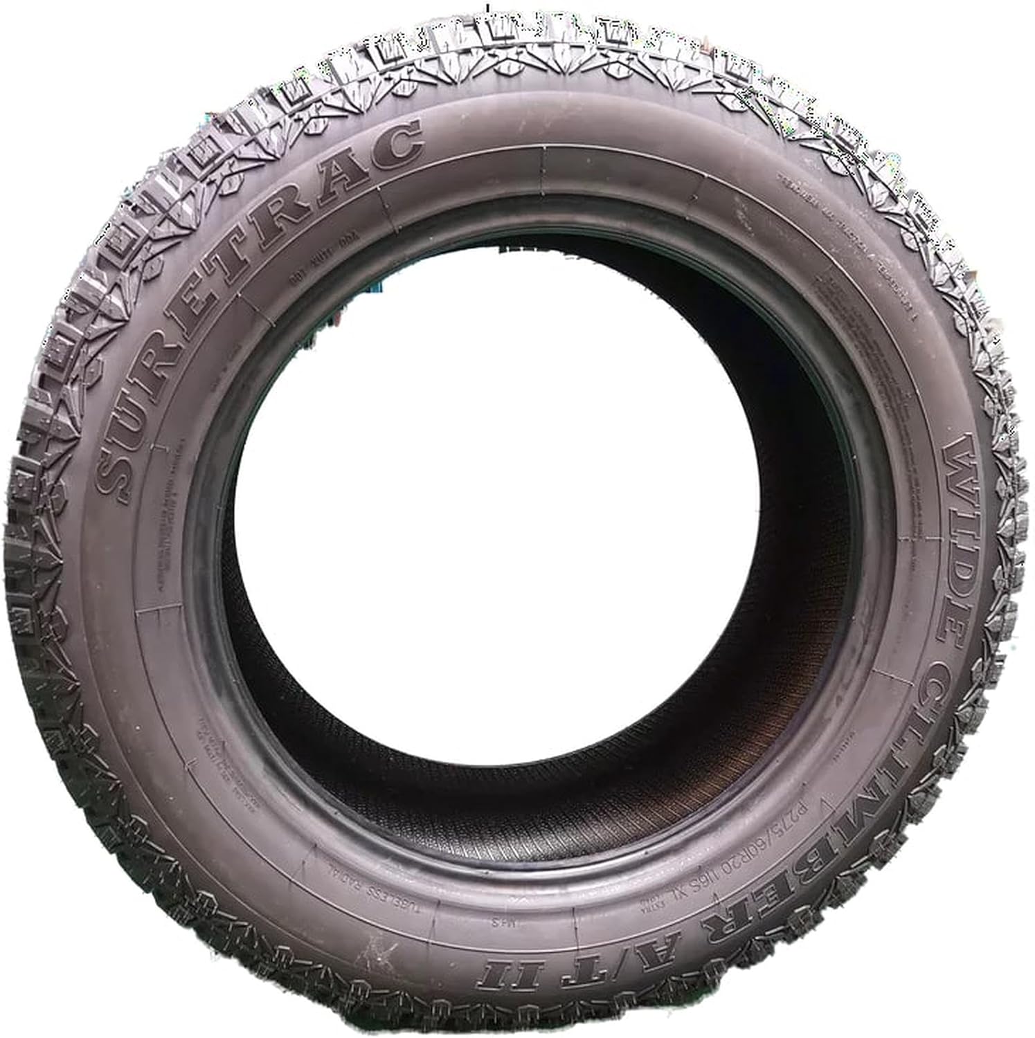 Suretrac Wide Climber A/T II All-Terrain Off-Road Light Truck Radial Tire-35X12.50R20LT 35X12.50X20 35X12.50-20 121S Load Range E LRE 10-Ply Bsw