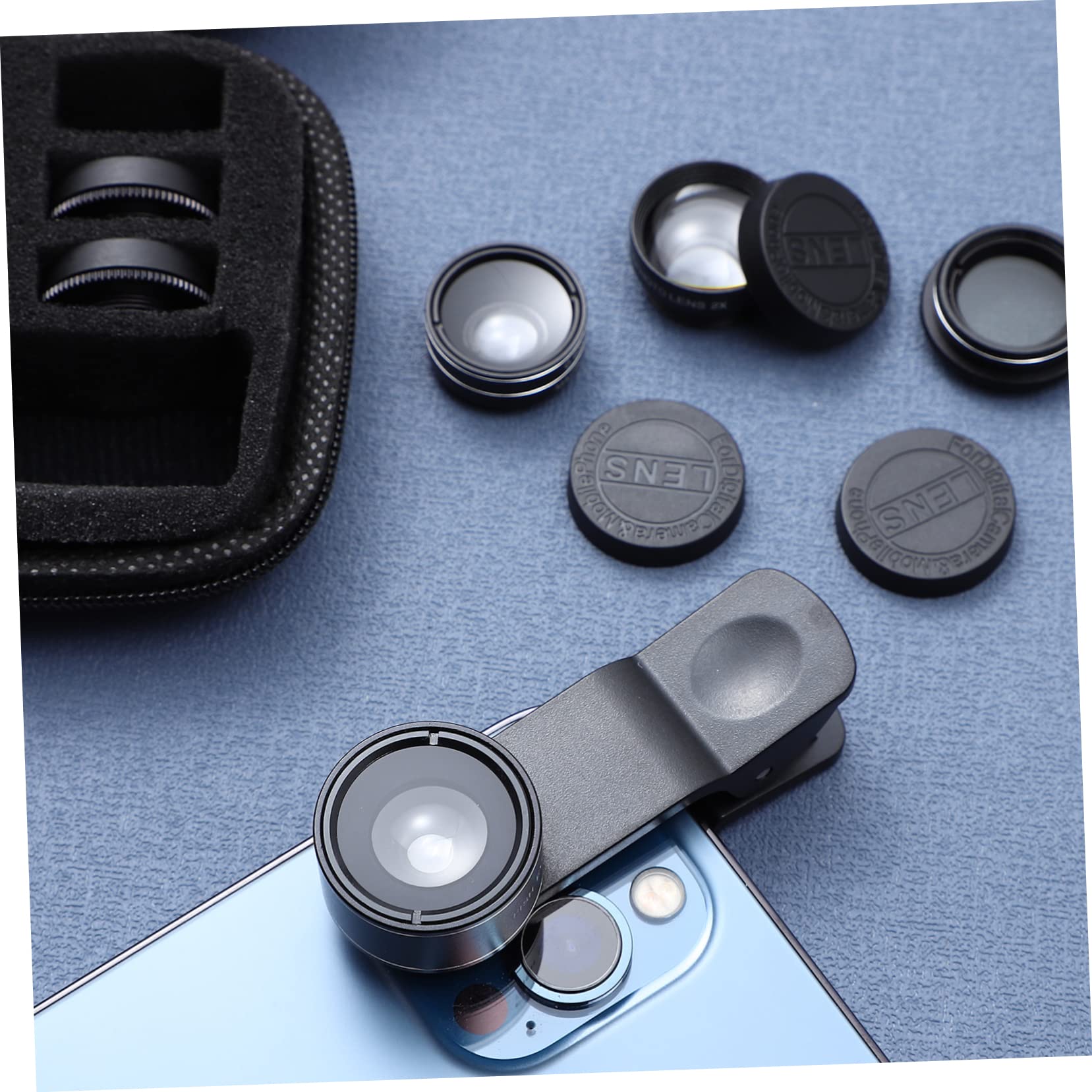 1set Kit Di Lenti Per Smartphone Di Lenti Multifunzionali Con Grandangolo Macro Fisheye e Cpl Per Fotografia Di Persone Paesaggi e Architettura Facile Da Trasportare e Utilizzare