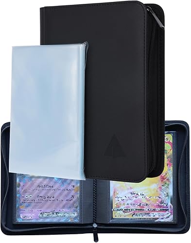 Miniatura 8 de Rayvol Carpeta de tarjetas jumbo tamaño XL, se adapta a 80 tarjetas jumbo XL, incluye 80 fundas de centavo XL, carpeta de tarjetas jumbo sin anillo