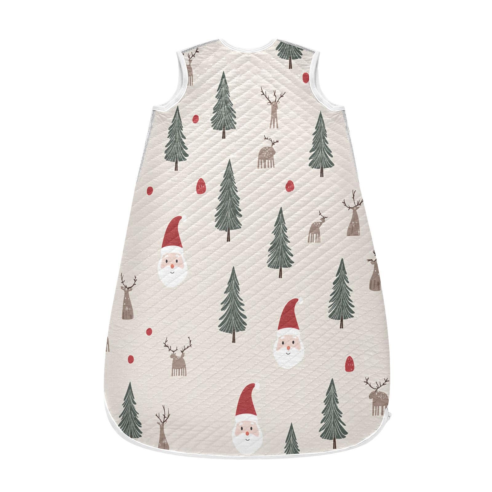 Kigai Christmas Tree Baby Sleep Sack Wearable Blanket Sleeping Bag 2-Way Zipper Soft Swaddle Transition Sack