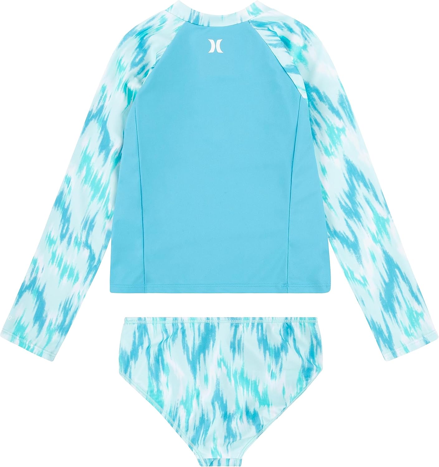 Hurley Girls Long Sleeve Rash Guard Swimsuit