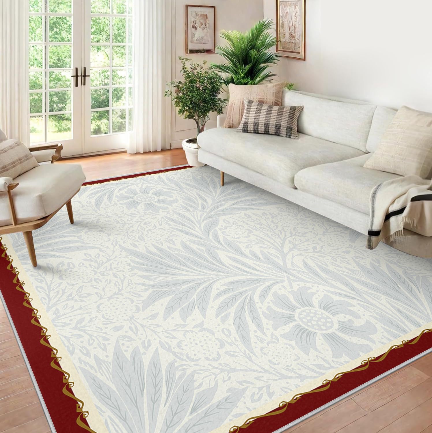Carpette lavables bohèmes 180x270cm antidérapants pour un entretien zéro contrainte