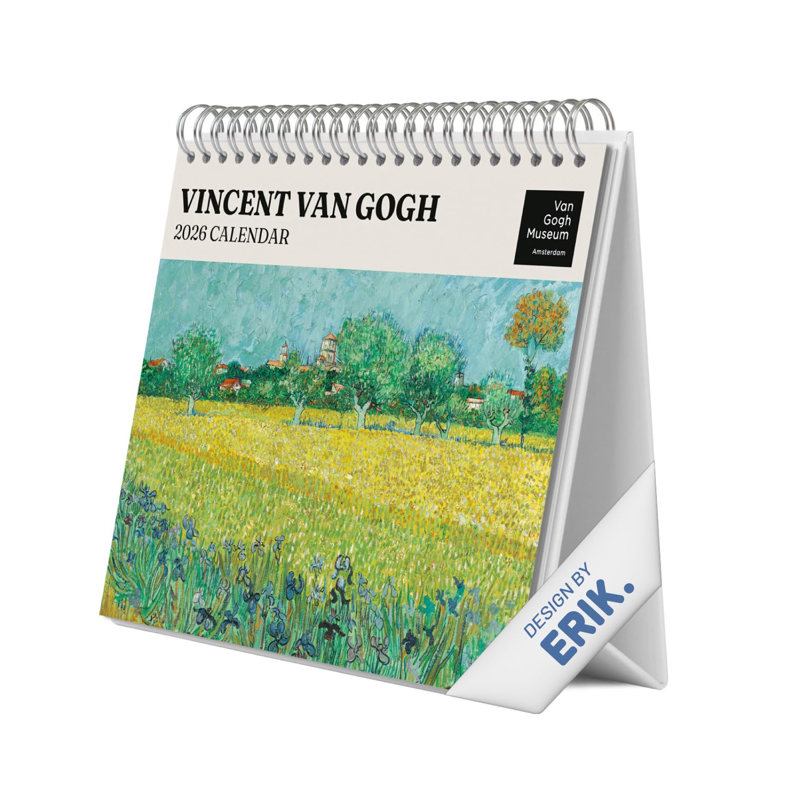 Grupo Erik Desk Calendar 2026 - Van Gogh Calendar 2026 Month To View | Monthly Desk Planner, Desktop Gifts Under 10 Pounds | Van Gogh Gifts For Friends