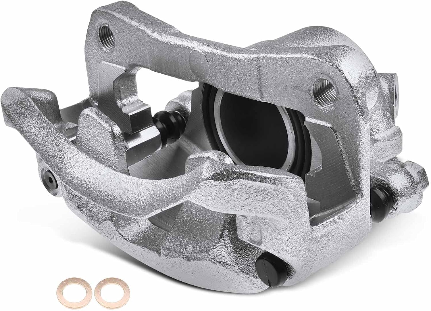 A-Premium Disc Brake Caliper Assembly with Select Bracket Compatible with Dodge, Eagle, Mitsubishi and Plymouth Models - Colt 1993-1994, Summit 1993-1996, Mirage 1993-2000 - Front Right Passenger Side