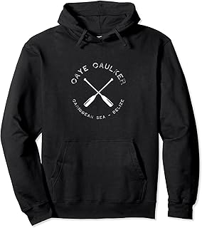 Caye Caulker Belize Vintage Retro Pullover Hoodie