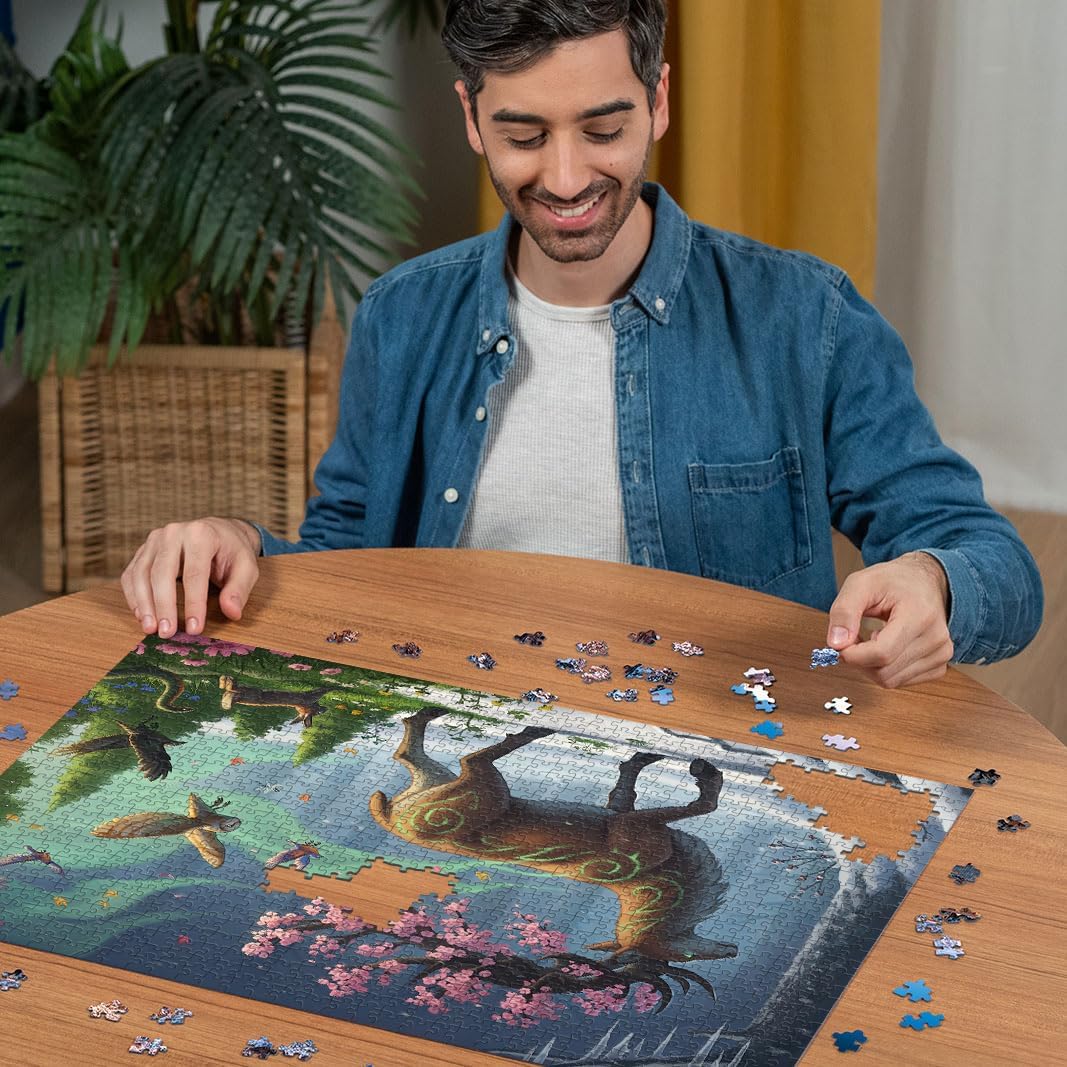 Ravensburger Spring Deer 1000 Piece Jigsaw Puzzle for Adults - 12000616 - Handcrafted Tooling, Made in Germany, Every Piece Fits Together Perfectly