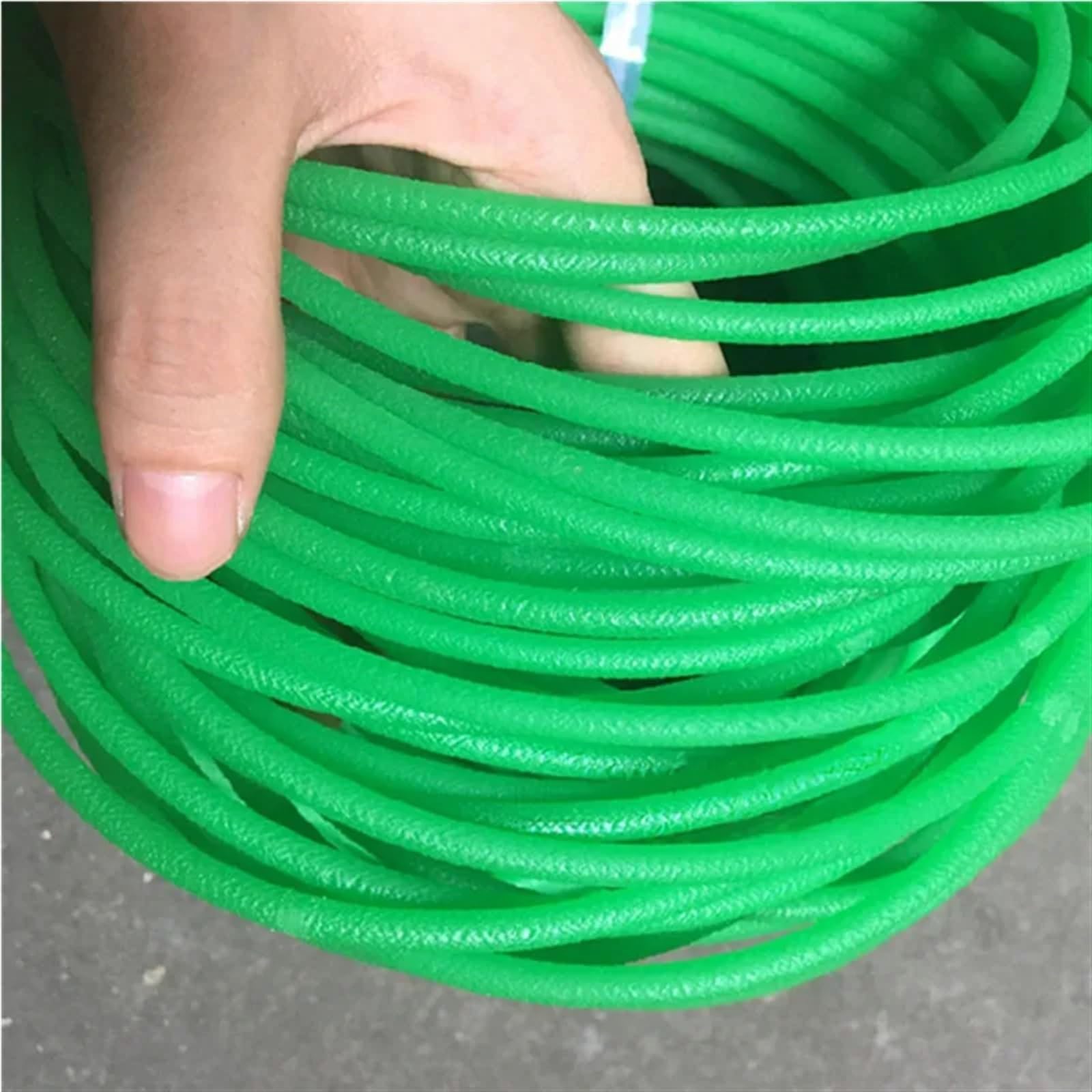 Cinghia Tonda In PU Verde Per Trasportatori | Diametri 2-20 Mm, Bobina Da 5m | Antiusura Per Macchine Industriali