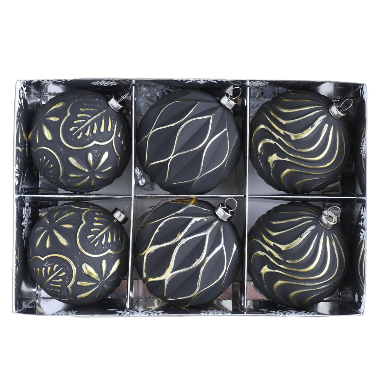 our fave 6Pcs Shatterproof Christmas Decoration for Tree Wreath Mantels Staircase Christmas Decorations
