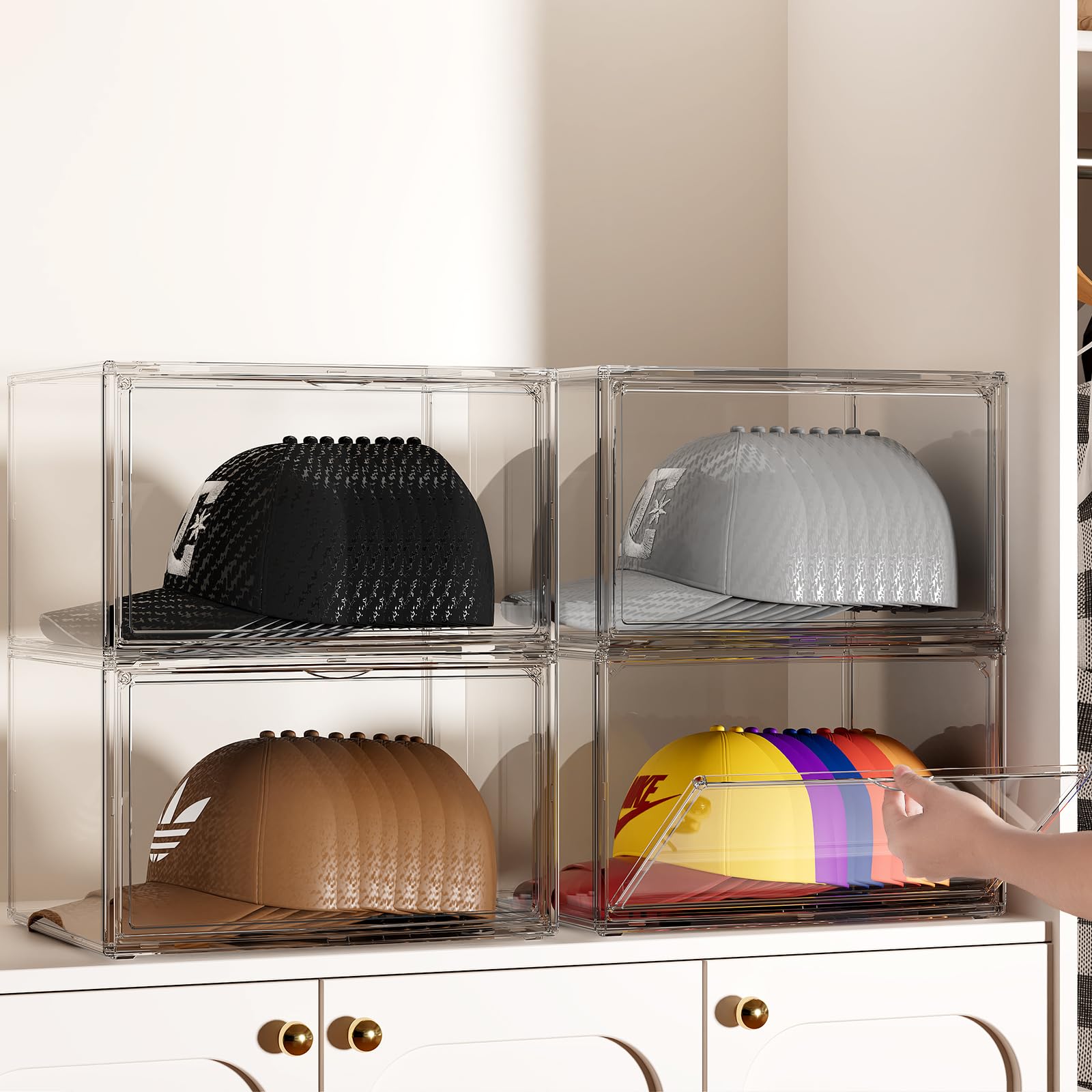 scatola organizer cappello