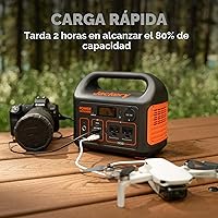 Vista 5 de Jackery Generador solar 300, batería de litio de reserva de 293 Wh con 1 panel solar SolarSaga de 100 W, 110 V/300 W, salida de CA de onda