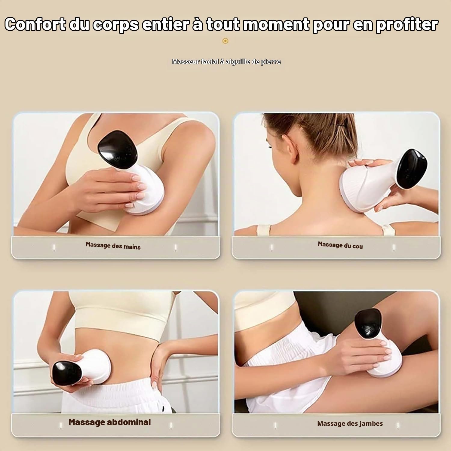 OrthoMasseur Sofela Masseur Électrique 4 en 1 pour Pieds (1 X Orthomasseur)