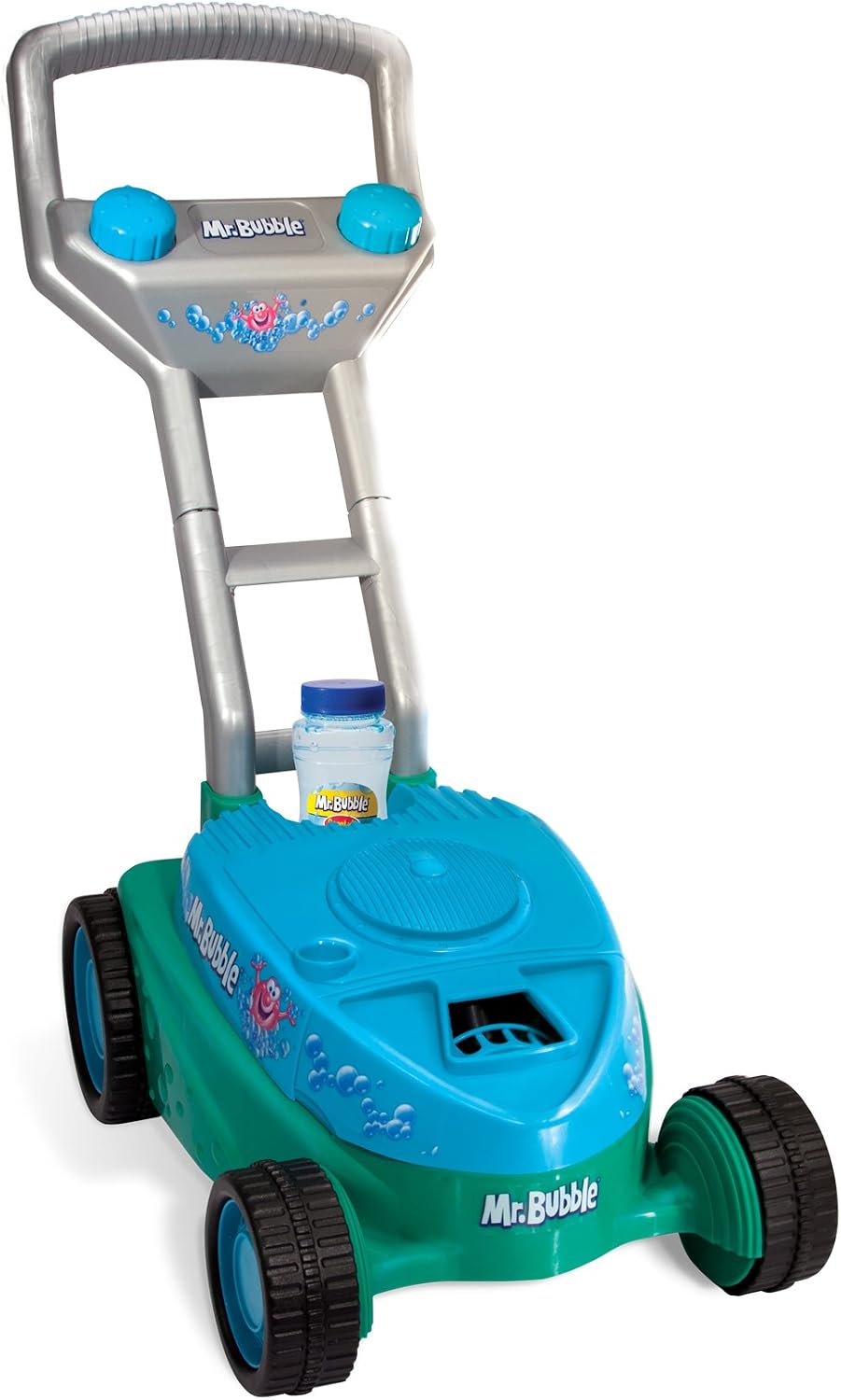 Kid Galaxy Mr. Bubble Push Bubble Mower w/ 4oz. of Bubbles, 20 x 14 x 10.75