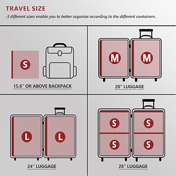 Travel Vacuum Bags for Clothing with Rechargeable Electric Pump, Compression Packing Cubes Organizer Storage for Luggage Suitcase, Space Saver Seal Bags for Vacation Cruise, 18 Combo