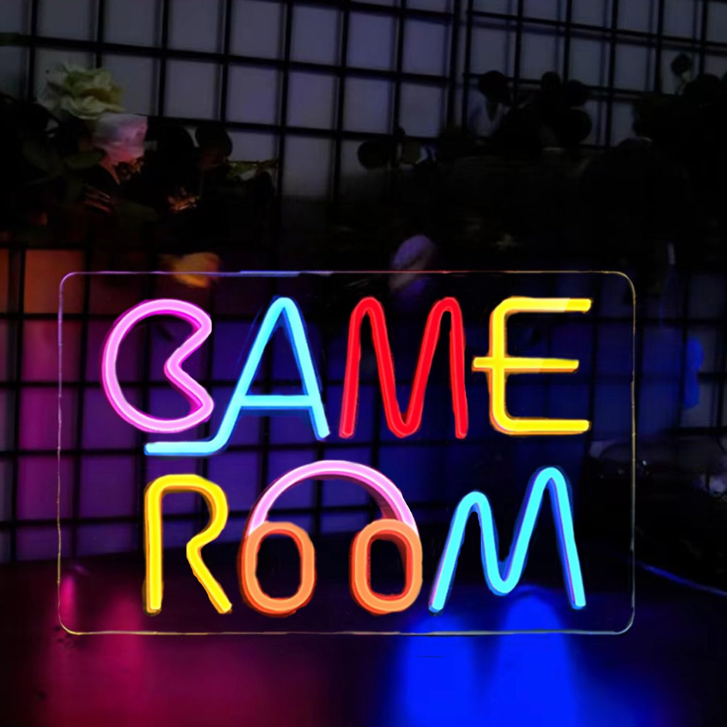 Spielzimmer-Neonschild, LED-dimmbare Lichtschilder für Wand, Schlafzimmer, Bar, Party, Club, Spielzimmer-Zubehör, Dekoration, Spielzimmer-Dekorschild, Spielzimmer-Lichter mit USB-Stromversorgung