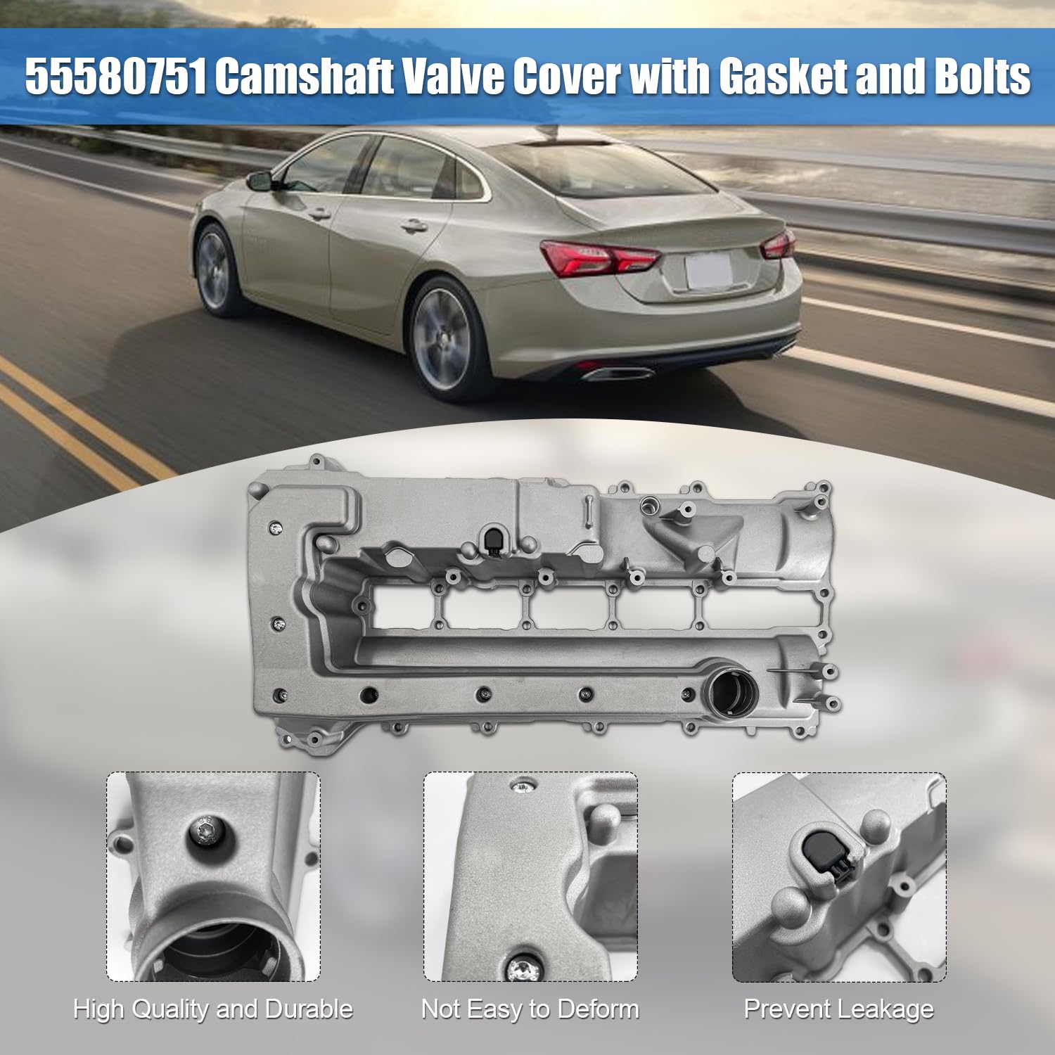 Amazon.com: 25203563 Camshaft Valve Cover with Gasket and Bolts 