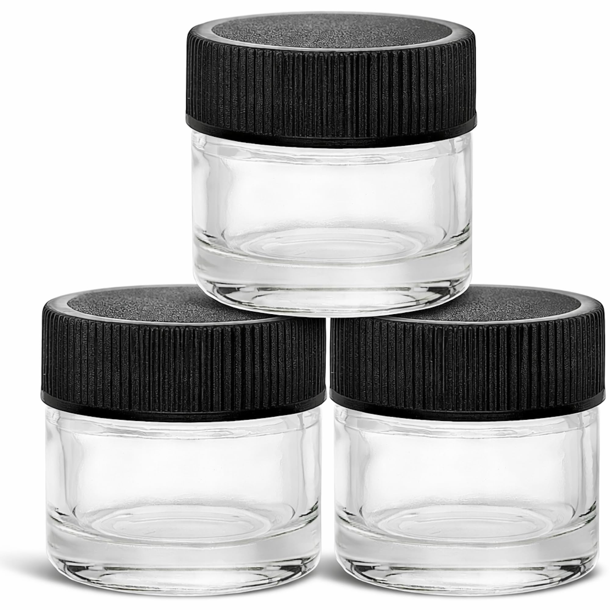 ガラス瓶 72個セット 黒い蓋 約200ml 【公式通販】