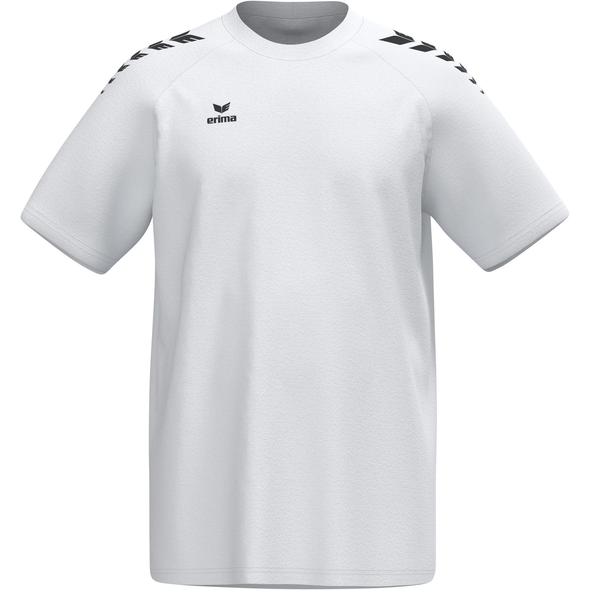 Erima Unisex Children's CMPT 3 Wings T-Shirt (2082551), White/Black, 140