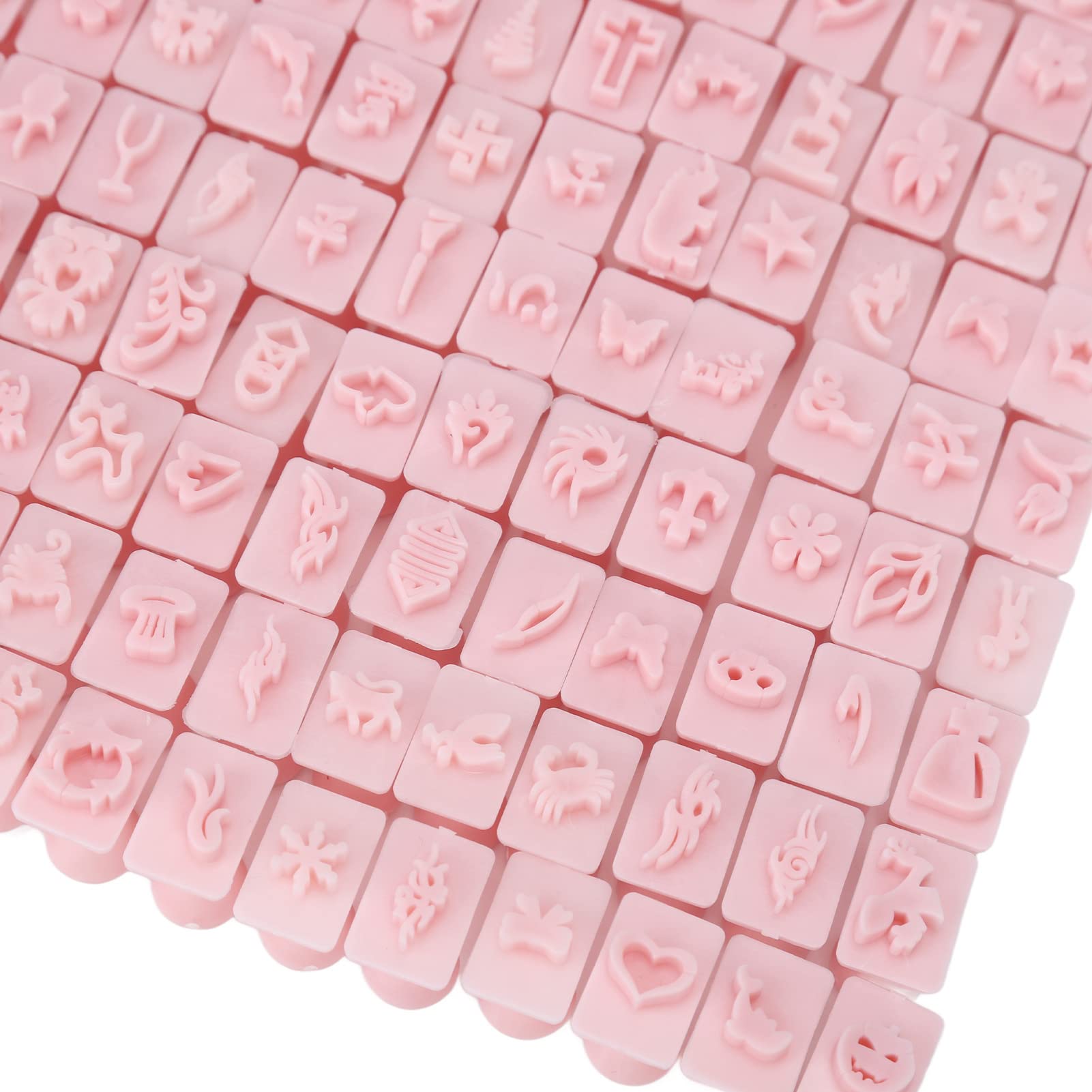 Set di Stampini per Modelli di Unghie - 192 Disegni Unici per Nail Art in 3D per Nail Art Creative Fai Te, Perfetti per Compleanni e Anniversari