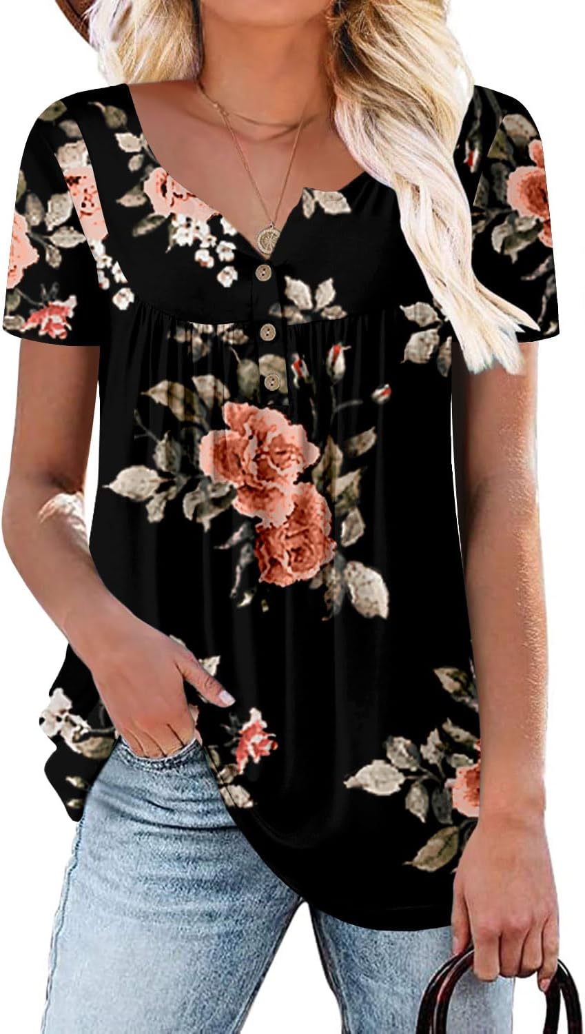 Henley Blouses