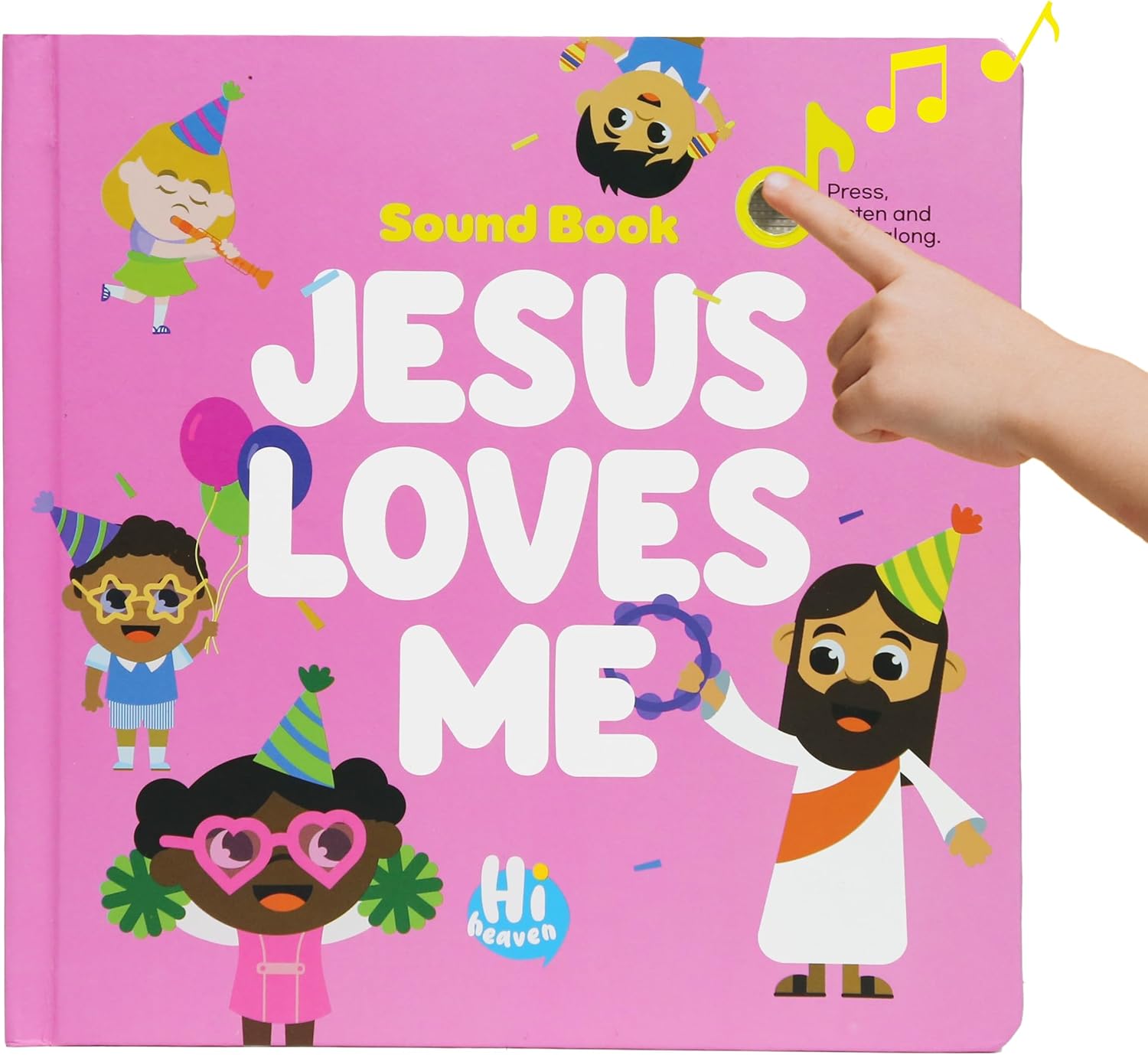 Jesus Loves Me - Christian Sound Book | Music Books for Toddlers | Religious Toys | Gift for Easter, Christmas, Birthday, Baby Music