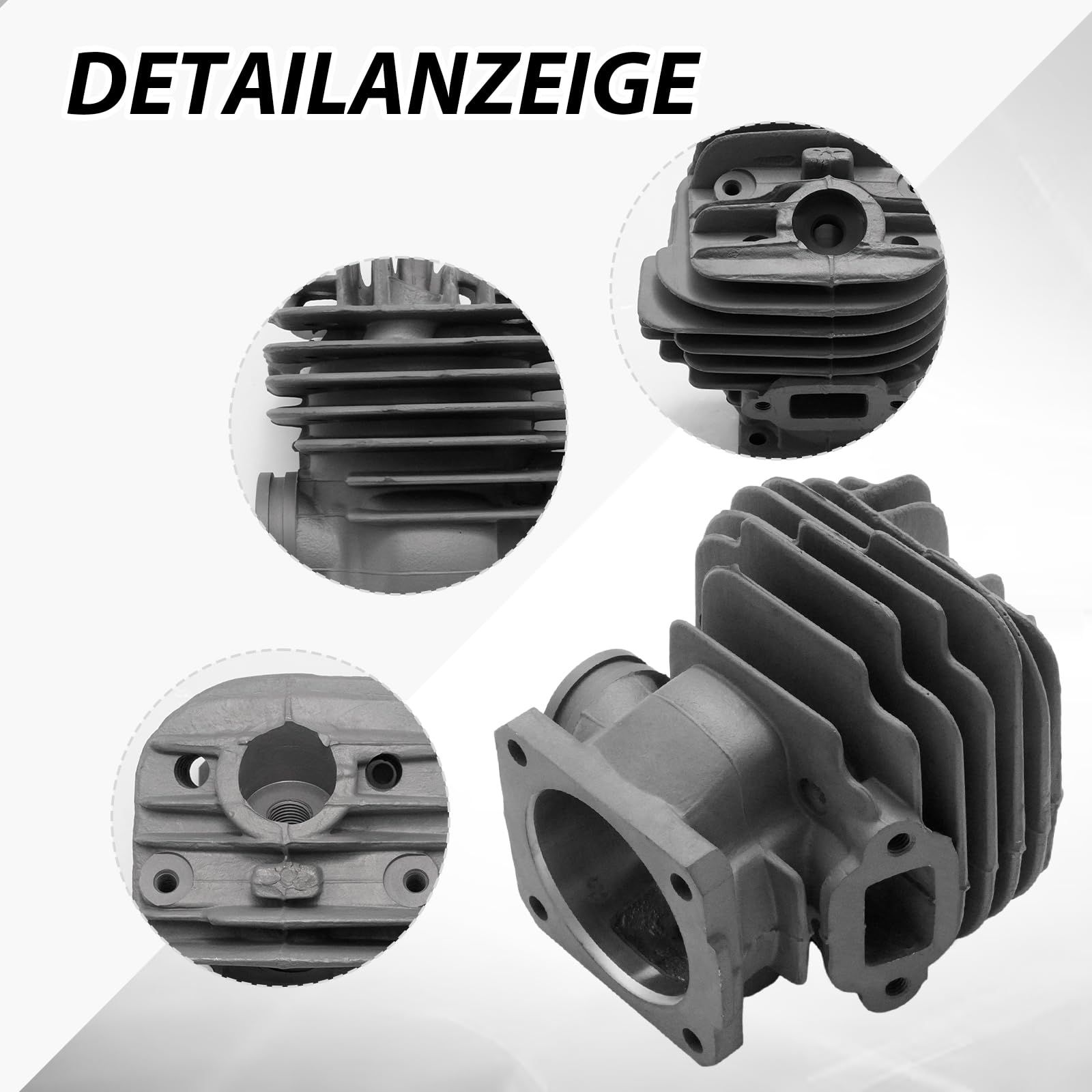 Hoypeyfiy 1121-020-1215 Zylinder und Kolbensatz, Ersatz für Stihl 026, MS 260, MS 260 C, MS 260 D und Serie Kettensäge