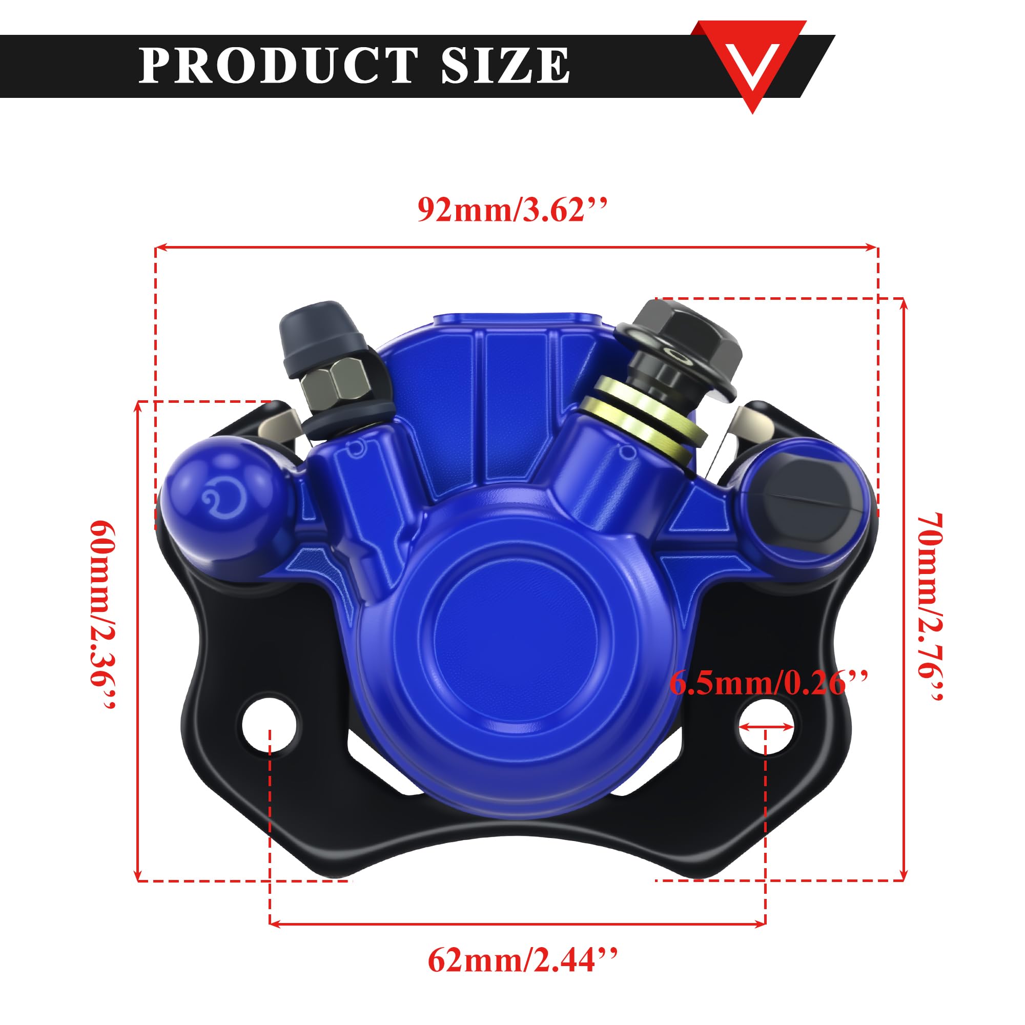 Amazon.com: PRO BAT Hydraulic Rear Disc Brake Caliper System/Pads