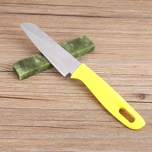 Miniatura 7 de Piedra de afilar portátil, ligera y compacta de 3.94 x 0.79 x 0.39 pulgadas, para afilar cuchillos de cocina y tijeras (malla 10000 de jade verde)