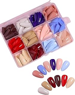 أساسيات الأظافر - احصلي على مجموعة الأظافر المثالية مع 12 لونًا جميلًا بأحجام مختلفة، مثالية لتدليل نفسك بكل سهولة بأناقة ورشاقة، في أي وقت وفي أي مكان!