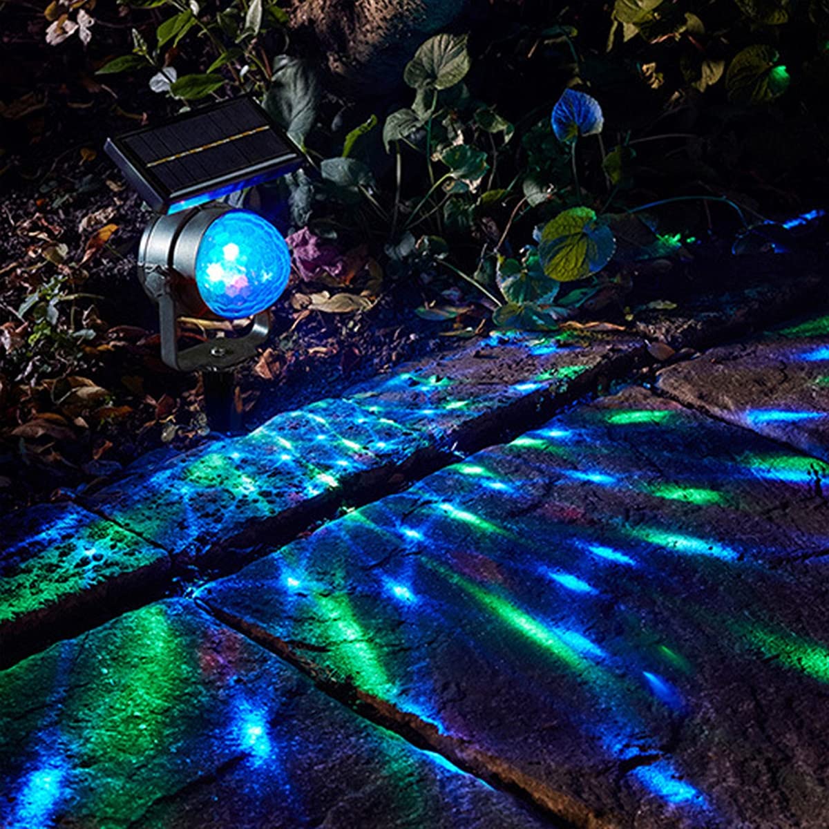 Lampy solarne na zewnątrz kolorowe światło słoneczne na zewnątrz, lampy ścienne solarne lampki świąteczne z automatycznym włączaniem/wyłącznikiem do ogrodu, na Boże Narodzenie, dekoracja świąteczna 2 sztuki