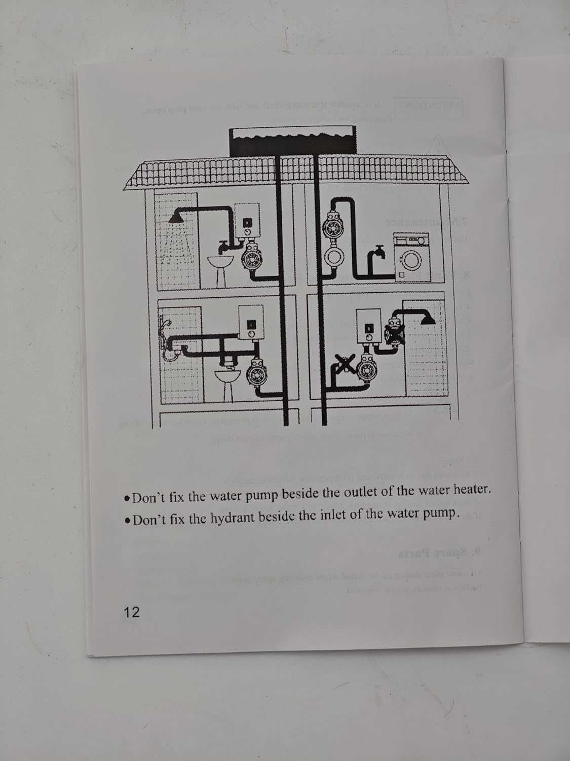 UP15-29SU 59896775 115V Hot Water Circulator Pump Compatible with Grundfos 1-1/2" to 1-1/4" Union Port to Port Distance: 7.086"