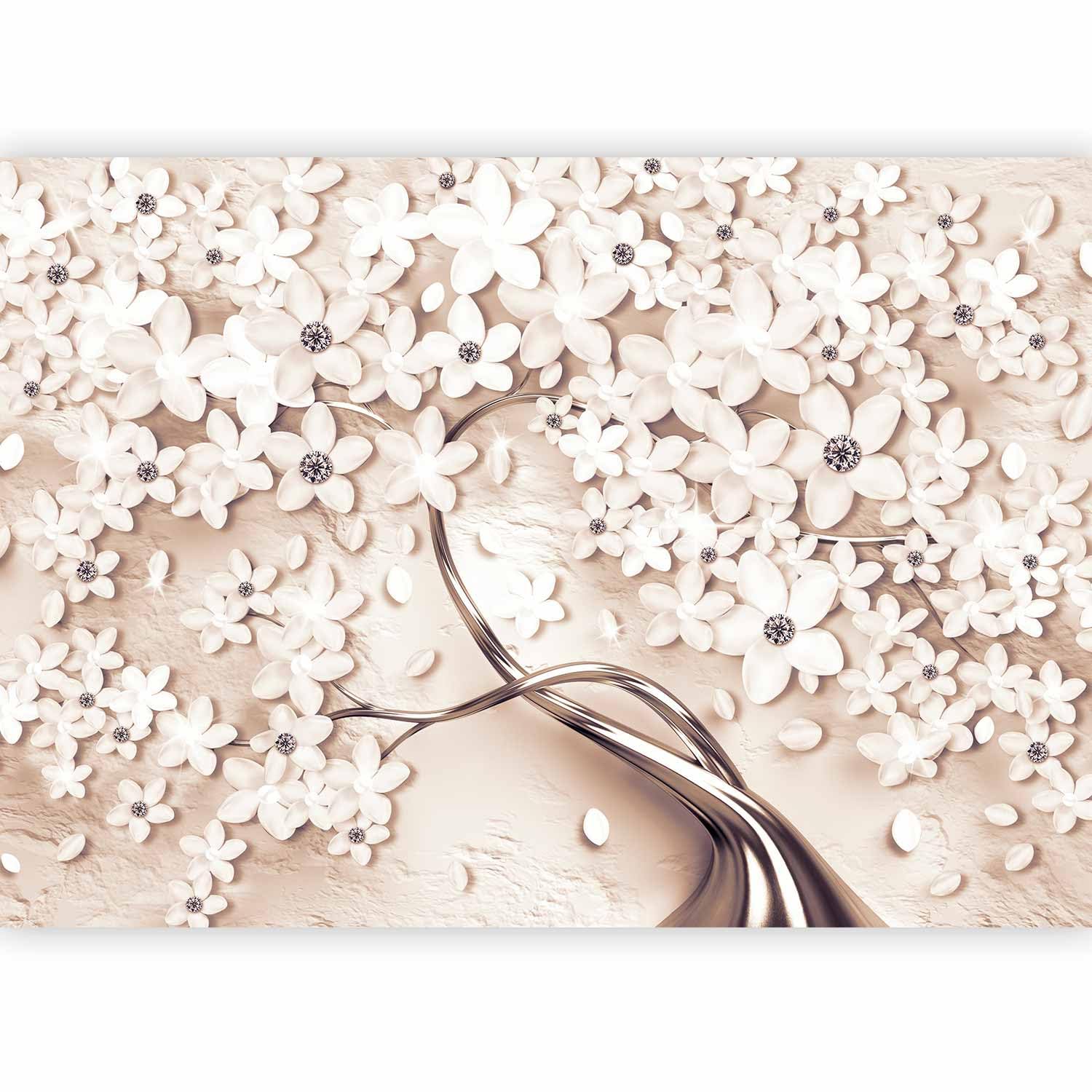 murando Photo Wallpaper Magnolias 343x256 cm / 135" x 96.5", Peel and Stick — image 1