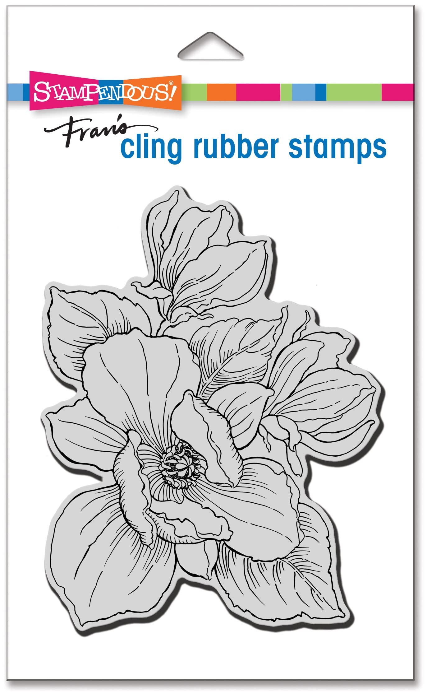 Stampendous Cling Rubber Stamp - Pink Magnolia