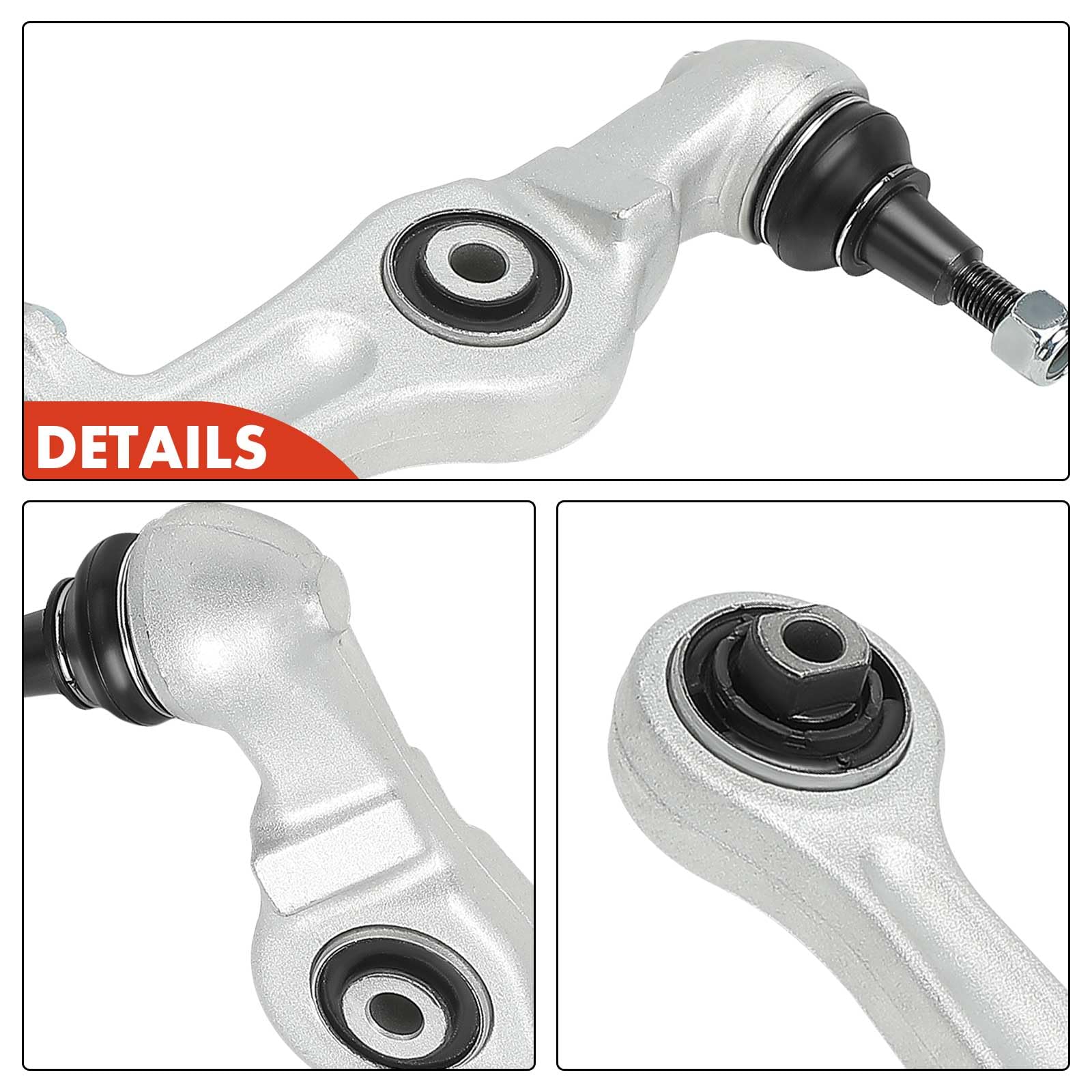 Frankberg 2x Querlenker Vorne Unten Kompatibel mit A4 800 A4 Avant 800000 A4 Avant 8ED Exeo ST 3R5 A4 Cabriolet 8H7 A4 8EC A4 Cabriolet 8HE Exeo 3R2 Replace# 8E0407151R