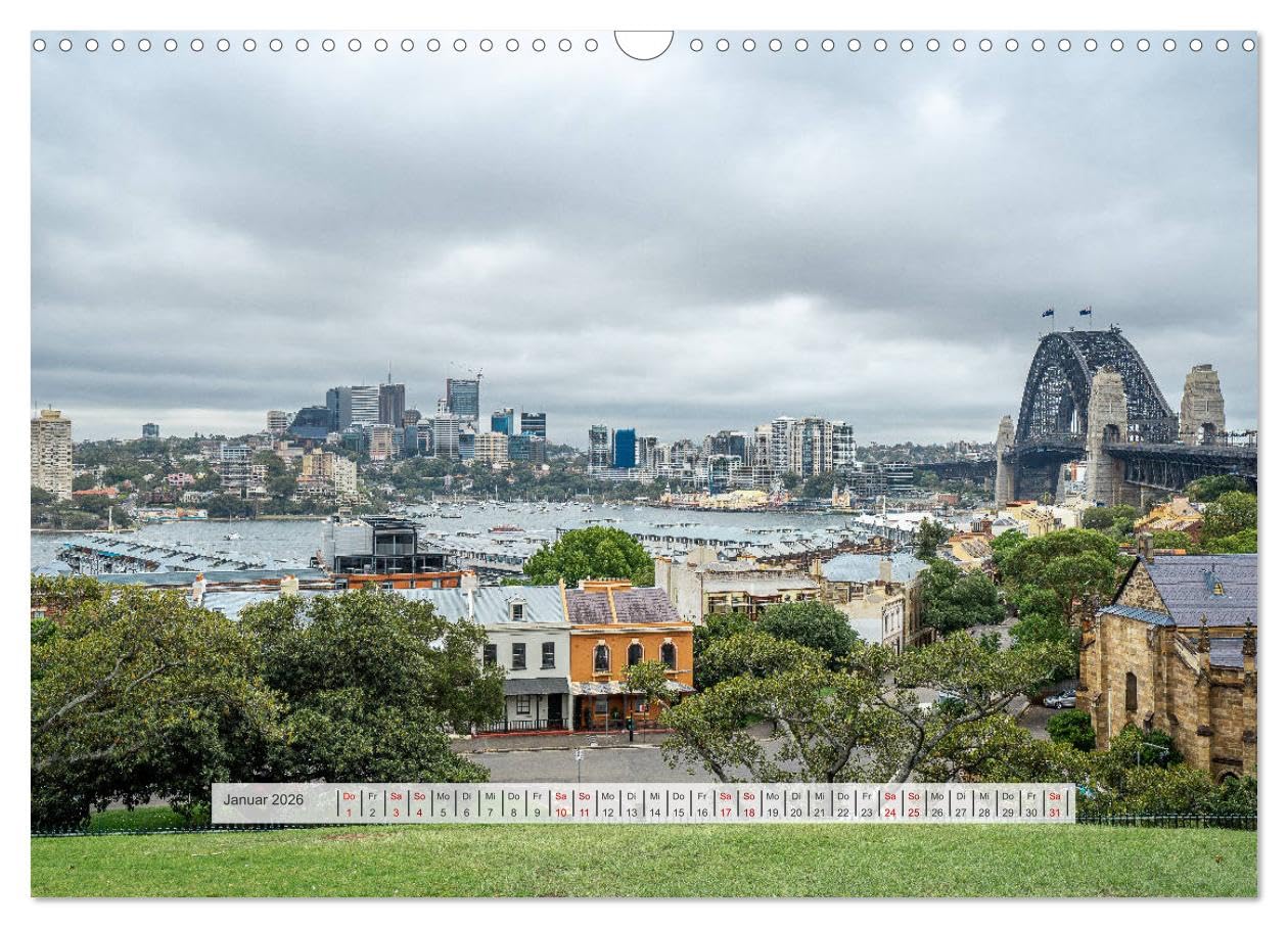 Sydney - Australien (Wandkalender 2026 DIN A3 quer), CALVENDO Monatskalender: Australiens Metropole am Südpazifik (CALVENDO Orte)