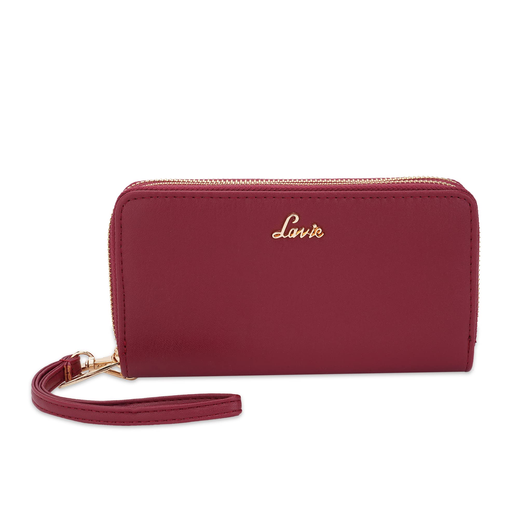 Women's Savy Dual Zip Wallet | Ladies Purse Handbag-image-18