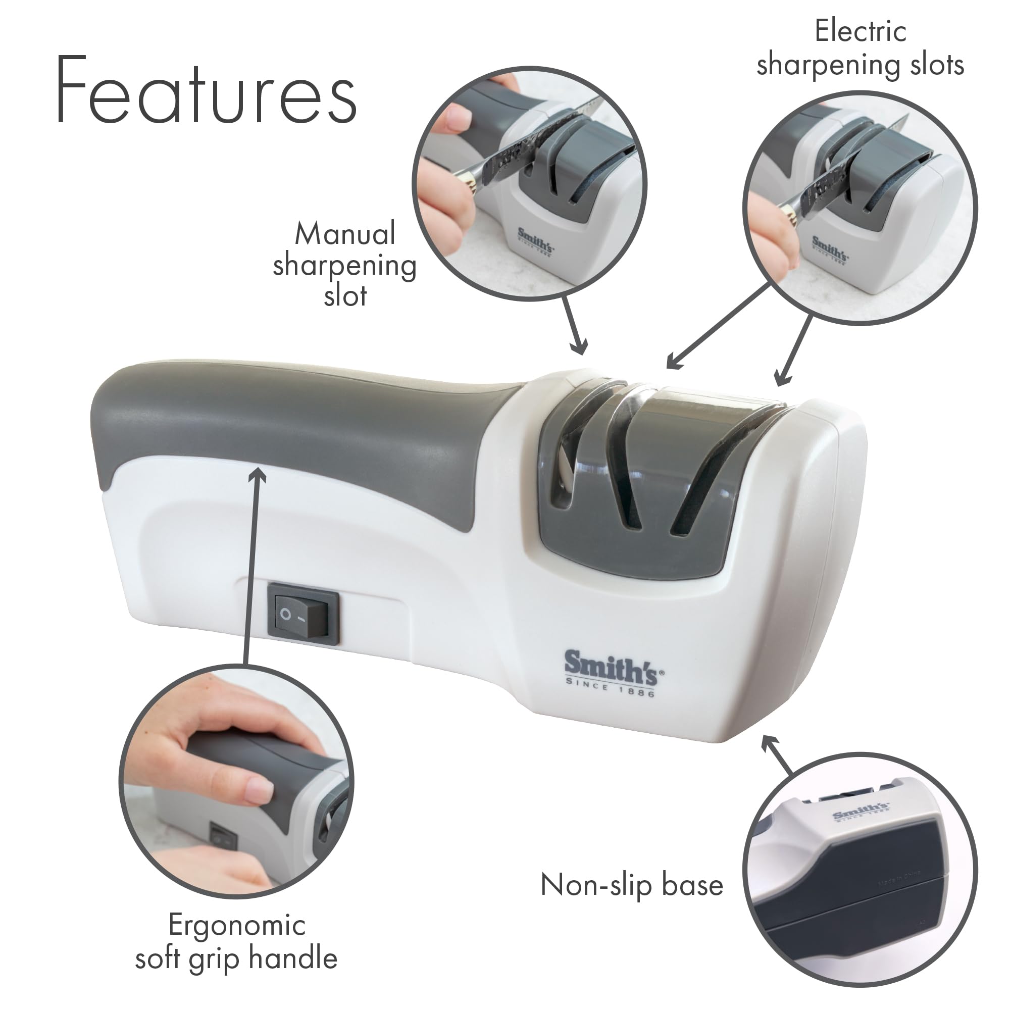 Smith's Sharpeners Essentials Compact Electric