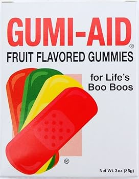 Amazon.com: Gumi-Aid Fruit Flavored Gummy Bandages 3 oz Box (Pack Amazon.com: Gumi-Aid Fruit Flavored Gummy Bandages 3 oz Box (Pack