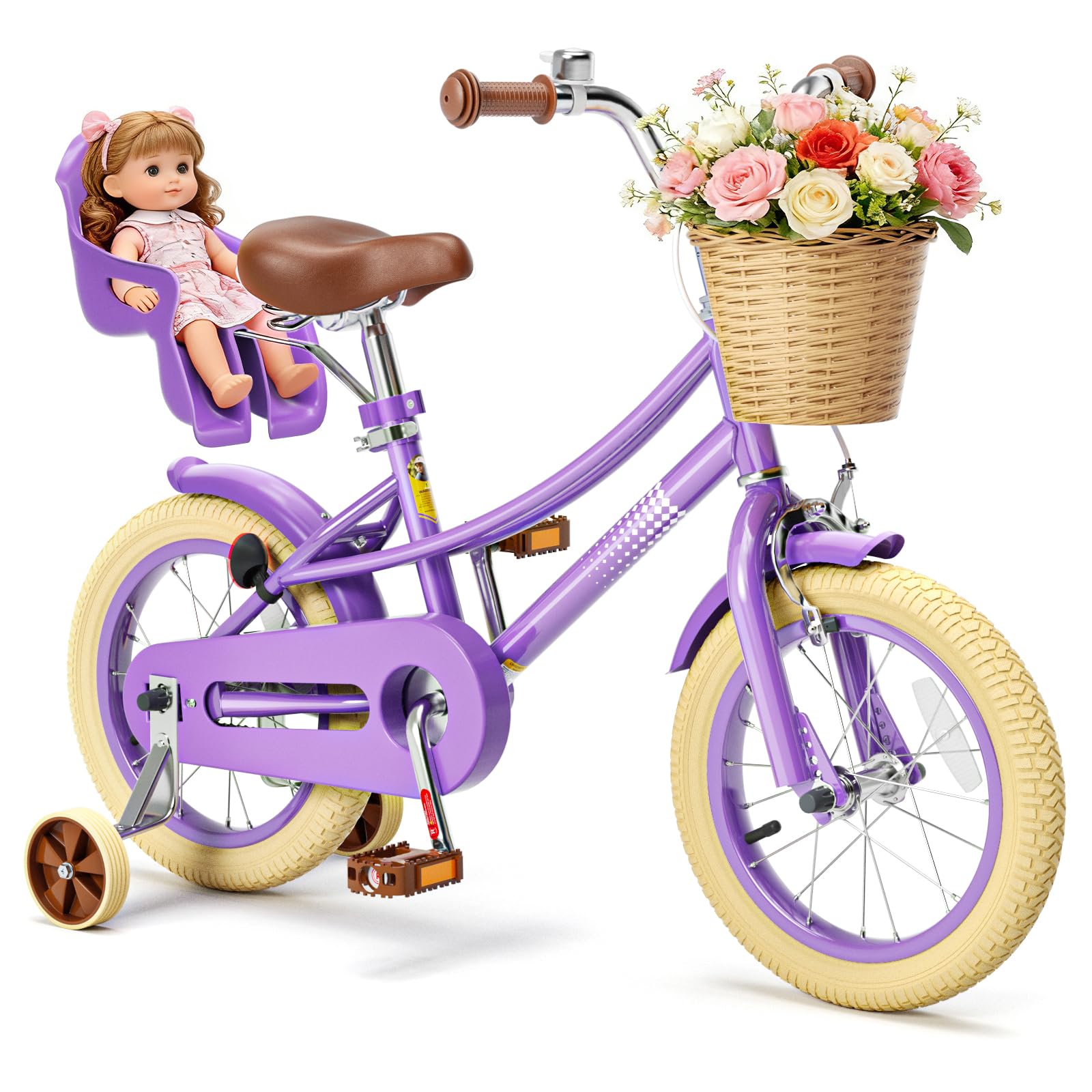 Glaf 12-20 Inch Girls Bike for Age 2-12 Toddler Kids Bike
