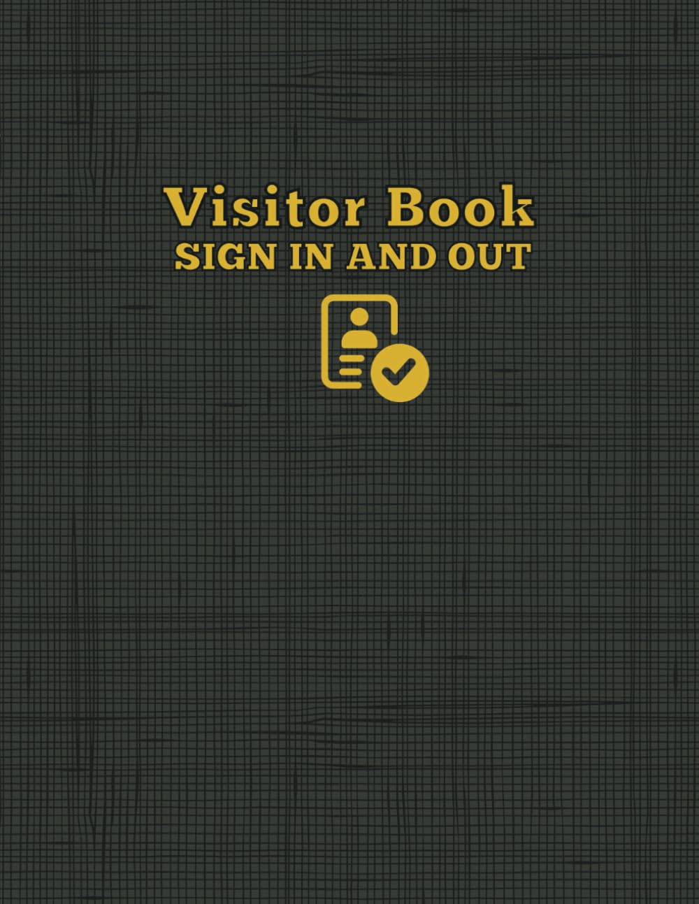 Visitor Book Sign In and Out Visitor Register Log Book for Recording
